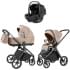 Коляска Carrello Vector 2025 CRL-6551 Vega Absolute Black 3 в 1 Mellow Beige