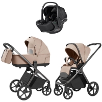 Коляска Carrello Vector 2025 CRL-6551 Vega Absolute Black 3 в 1 Mellow Beige