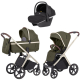 Коляска Carrello Vector CRL-6550 Nova Black Line 3 в 1 Deep Green