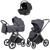 Коляска Carrello Vector CRL-6550 Vega Absolute Black 3 в 1 Landscape Grey