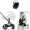 Коляска 3 в 1 Cybex Priam V Matt Black Style Off White + Cloud T Sepia Black