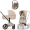 Коляска 3 в 1 Cybex Priam V Rosegold Style Cozy Beige + Cloud T Cozy Beige Plus