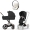 Коляска 3 в 1 Cybex Priam V Rosegold Style Sepia Black + Cloud T Off White Plus