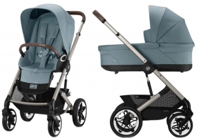 Коляска Cybex Talos S Lux TPE complete 2 в 1 Stormy Blue