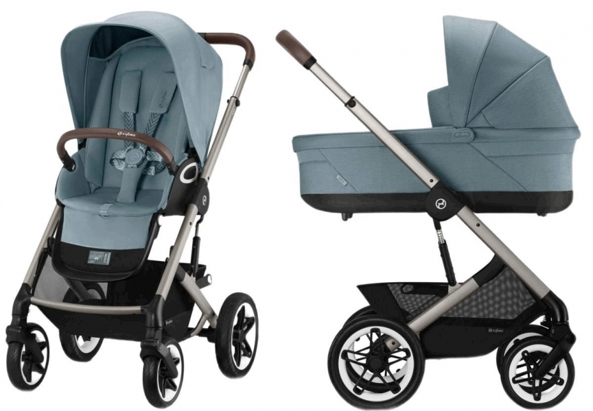 Коляска Cybex Talos S Lux TPE complete 2 в 1 Stormy Blue