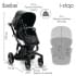 Коляска Ibebe I-Stop 2 в 1 IS 15 Black/Black
