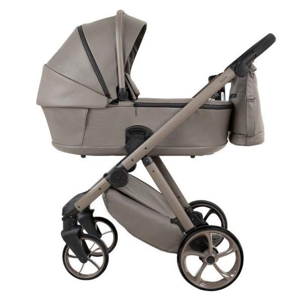 Коляска 2 в 1 Pituso Sole Кожа Truffle