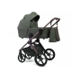 Коляска детская Peppy Monaco thermo 2 в 1 Green (зеленый), рама серо-коричневая