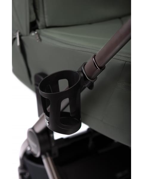 Коляска детская Peppy Monaco thermo 2 в 1 Green (зеленый), рама серо-коричневая