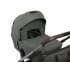 Коляска детская Peppy Monaco thermo 2 в 1 Green (зеленый), рама серо-коричневая
