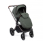 Коляска детская Peppy Monaco thermo 2 в 1 Green (зеленый), рама серо-коричневая