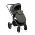 Коляска детская Peppy Monaco thermo 2 в 1 Green (зеленый), рама серо-коричневая