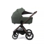 Коляска детская Peppy Monaco thermo 2 в 1 Green (зеленый), рама серо-коричневая