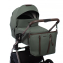 Коляска детская Peppy Monaco thermo 2 в 1 Green (зеленый), рама серо-коричневая