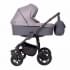 Коляска для двойни 2 в 1 Indigo Charlotte Sity Duo, Cs 03 (Темно-серый + Фиолетовый)