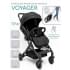 Коляска прогулочная Amarobaby Voyager, Черный