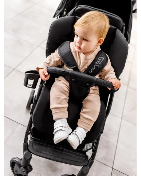 Коляска прогулочная Amarobaby Voyager, Черный