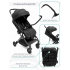 Коляска прогулочная Amarobaby Voyager, Черный