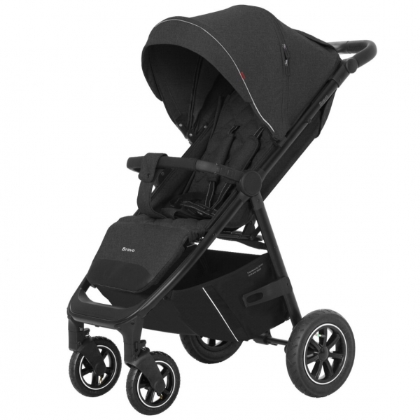 Коляска прогулочная Carrello Bravo Air CRL-5512 / 2023, Pure Black (Черный)