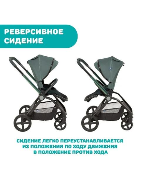 Коляска прогулочная Chicco Mysa, Jade Green (Зеленый)