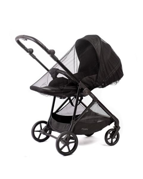 Коляска прогулочная Peppy Amici, Black / шасси Black