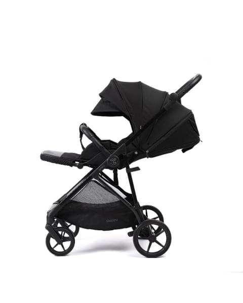 Коляска прогулочная Peppy Amici, Black / шасси Black