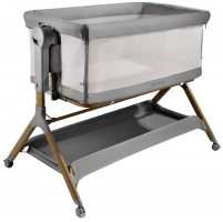 Колыбель Amarobaby Care механическая светло-серый