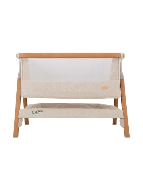 Колыбель Tutti Bambini CoZee с колесами, Scandinavian Walnut / Ecru (Орех / Бежевый)
