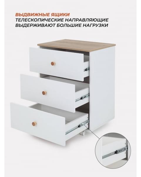 Комод пеленальный Rant Elsa 600/3 Cloud White