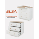 Комод пеленальный Rant Elsa 800/3 Cloud white