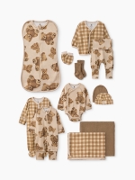 Комплект для новорожденного на выписку из роддома от Happy Baby beige