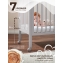 Кровать трансформер 4 в 1 Sweet Baby Luna с матрасом кашемир