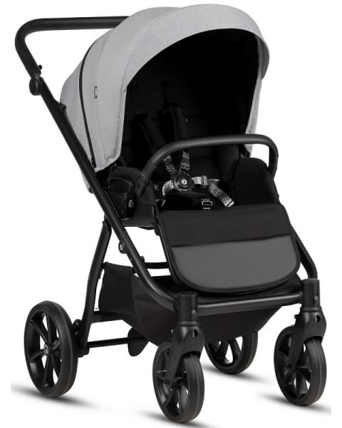 Детская коляска Tutis Leo 3 Plus 3 в 1 с автокреслом Elo Lux EduSky Black 1582068 Warm Grey