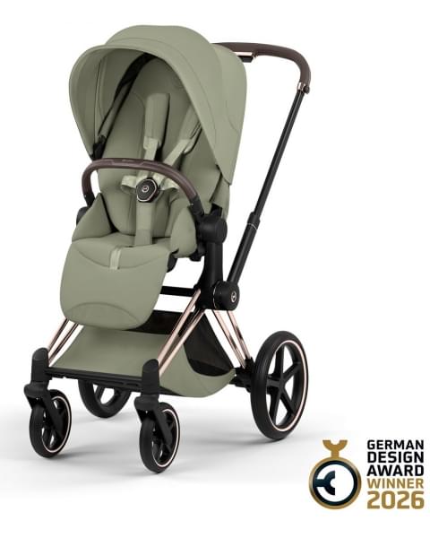 Коляска Cybex Priam V Rosegold Style Collection 2 в 1 Sage Green