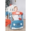 Игровой комплекс с горкой и качелями UNIX Kids Bus 171 см Red