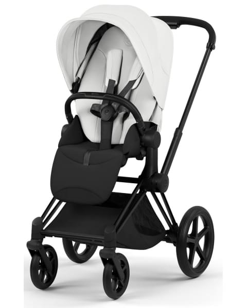 Коляска Cybex Priam V Matt Black Style Collection 2 в 1 Off White