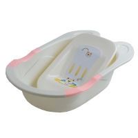 Детская ванна Pituso с горкой для купания 85 см Розовая PINK