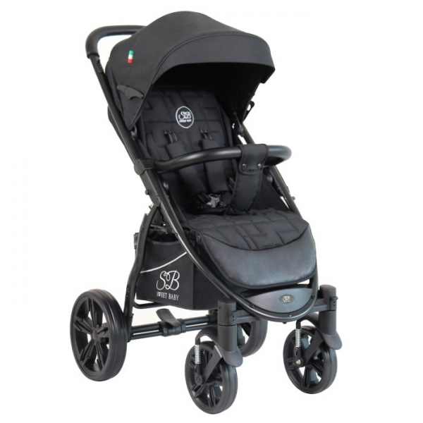 Прогулочная коляска Sweet Baby Carisma, Black (Черный)