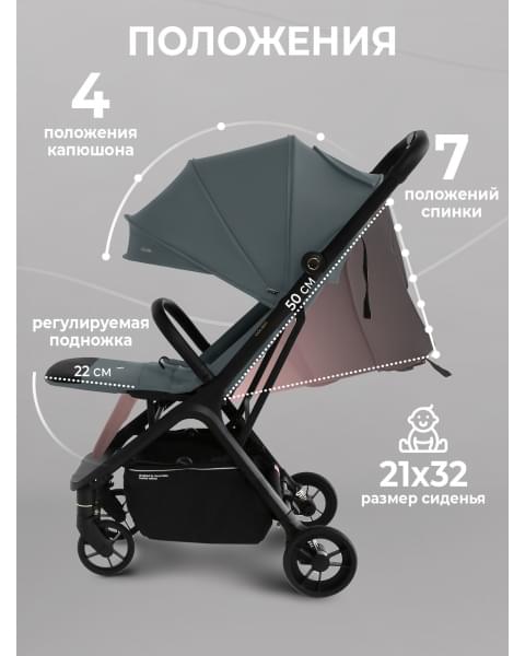 Прогулочная коляска Sweet Baby Colibri Green