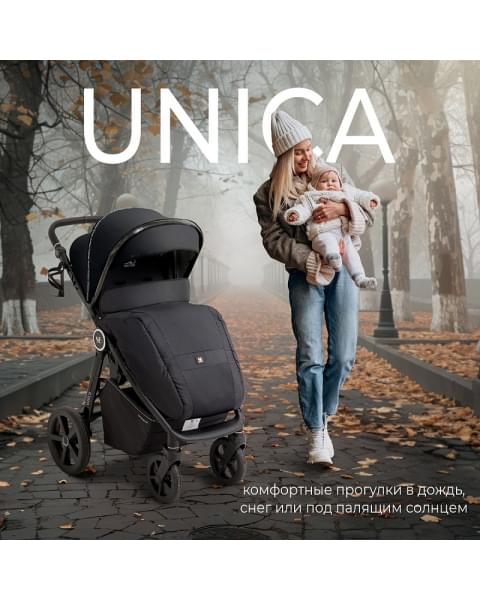 Прогулочная коляска Sweet Baby Unica Black