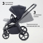 Детская коляска Rant Flex Therm Soft 4 в 1 с автокреслом Miro и базой Midnight Black