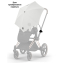 Коляска Cybex Priam V Matt Black Style Collection 2 в 1 Off White