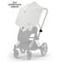 Коляска Cybex Priam V Matt Black Style Collection 2 в 1 Off White