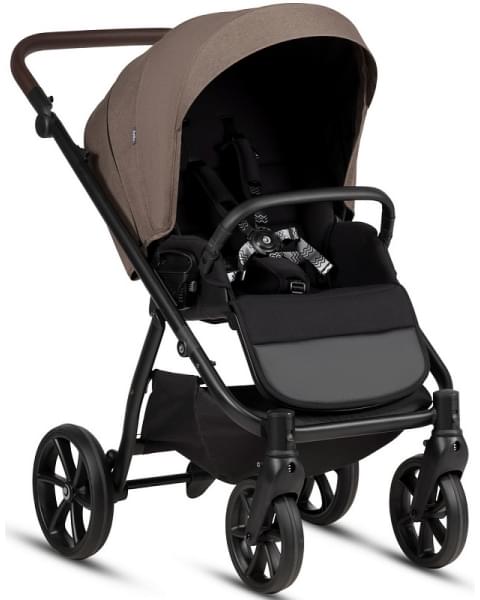 Детская коляска Tutis Leo 3 Plus 3 в 1 с автокреслом Elo Lux EduSky Black 1582203 Brown