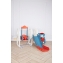Игровой комплекс с горкой и качелями UNIX Kids Bus 171 см Red