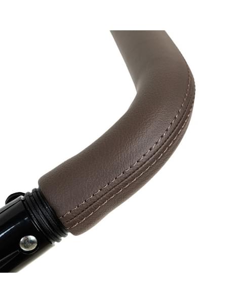 Детская коляска Roan Bass Next Classic 2.0 d14 3 в 1 с автокреслом Tutis Elo Lux EduSky Black BSNC/94/2 Marzipan/Black/руч.Cappuccino