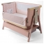 Колыбель приставная Tutti Bambini CoZee Air 2 с колесами Drifted Oak/Blush