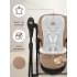 Стульчик для кормления - Электрокачели Sweet Baby Fiesta Black Beige