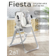Стульчик для кормления - Электрокачели Sweet Baby Fiesta Grey