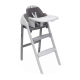 Стульчик для кормления Chicco Crescendo UP, Steel Cloud Re lux (Светло-серый)